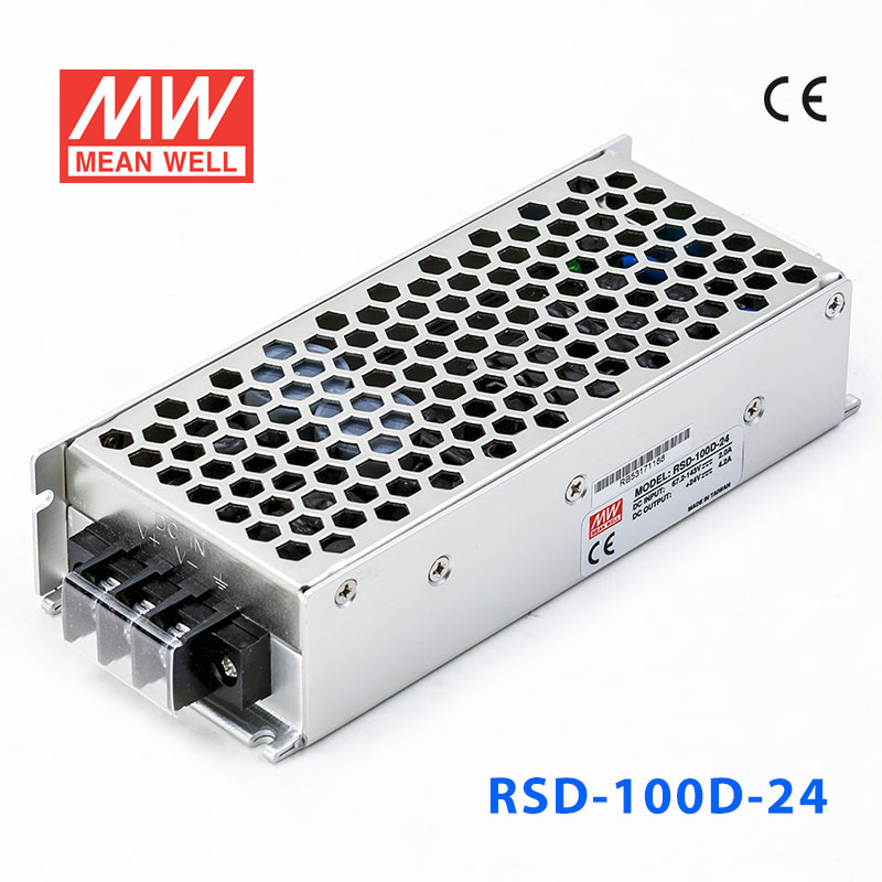RSD-100D-24 RSD-100D-24 100W 57.6~154V 输入 24V 4.2A 输出铁道专用明纬DC-DC转换电源