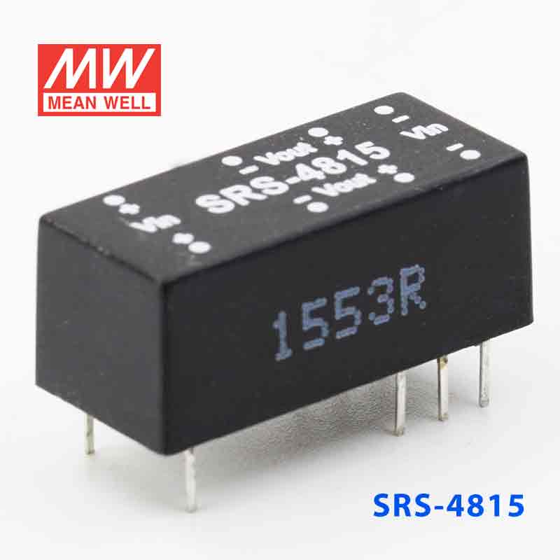 SRS-4815 SRS-4815 0.5W 48V-15V 稳压单组输出明纬DC-DC转换模块电源