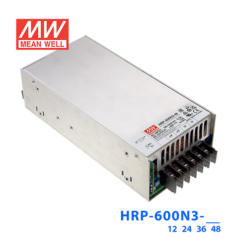 HRP-600N3-48 HRP-600N3-48明纬48V13A输出600W左右开关电源电机350%峰值功率