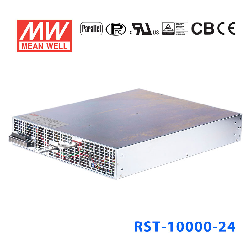 RST-10000-24 RST-10000-24 9600W 三相输入 24V 400A 输出可并联带PFC明纬开关电源
