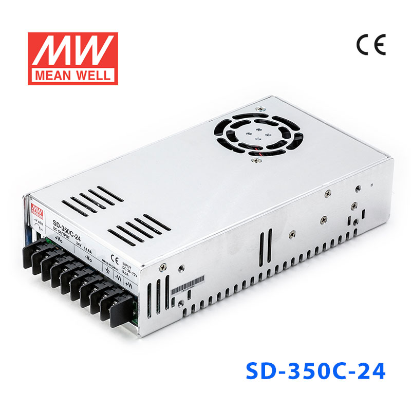 SD-350C-24 SD-350C-24 350W 36~72V 输入 24V 14.6A 输出有外壳明纬DC-DC转换电源