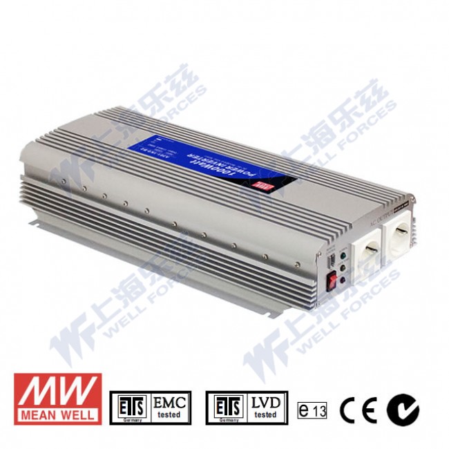 A301-1K7-B2 A301-1K7-B2 1500W 12VDC-110VAC 修正正弦波输出明纬车载逆变电源