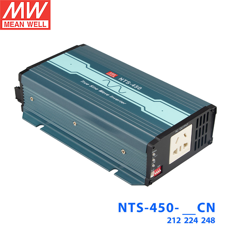 NTS-450-224AU NTS-450-224AU明纬24V25A输入230VAC输出DC-AC逆变器纯正弦波
