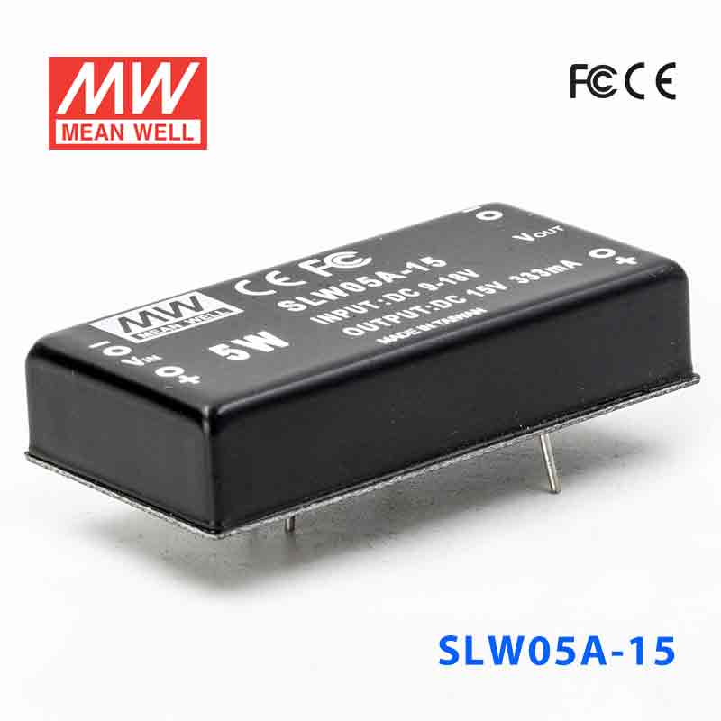 SLW05A-15 SLW05A-15 5W 9~18V 输入 15V 稳压单路输出明纬DC-DC转换模块电源