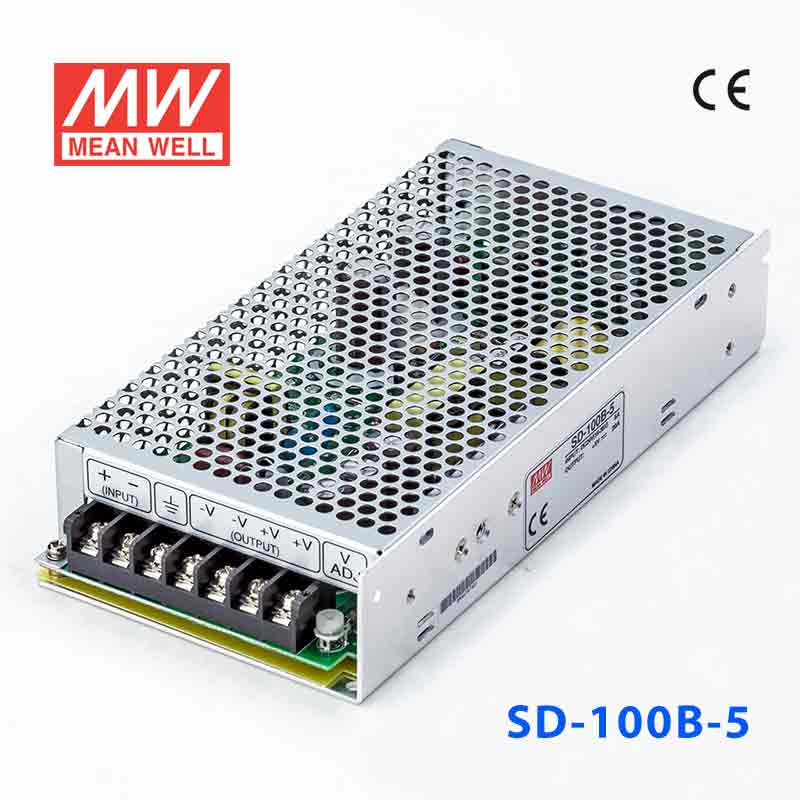 SD-100B-5 SD-100B-5 100W 19~36V 输入 5V 20A 输出有外壳明纬DC-DC转换电源