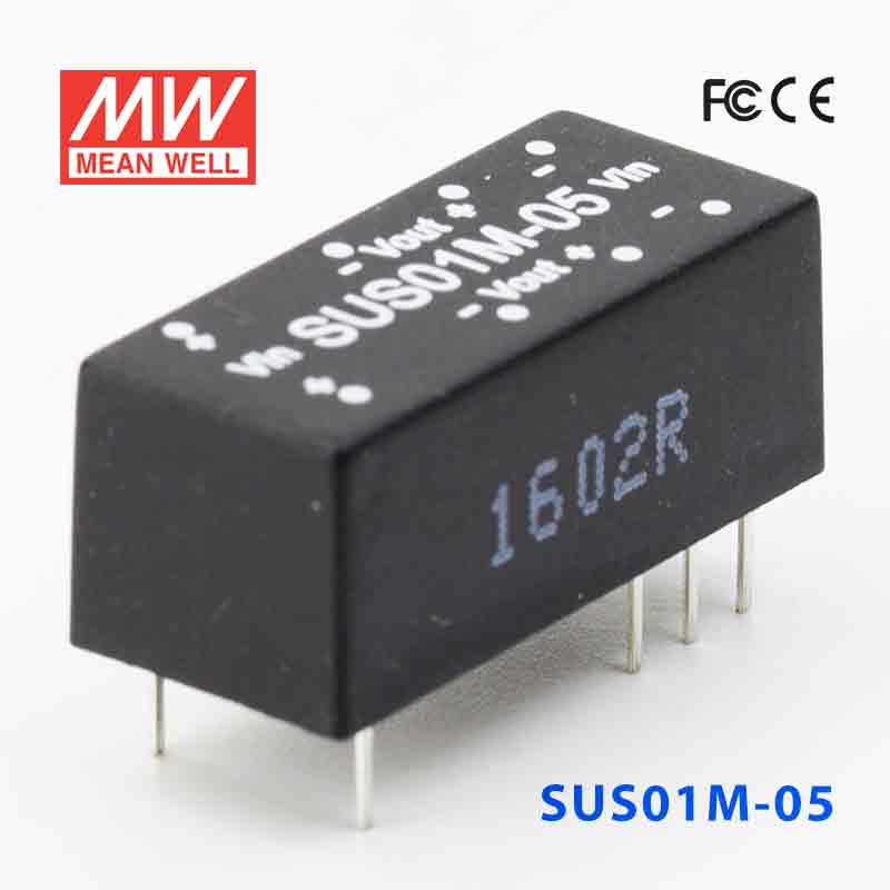 SUS01M-05 SUS01M-05 1W 12V-5V 非稳压单组输出明纬DC-DC转换模块电源