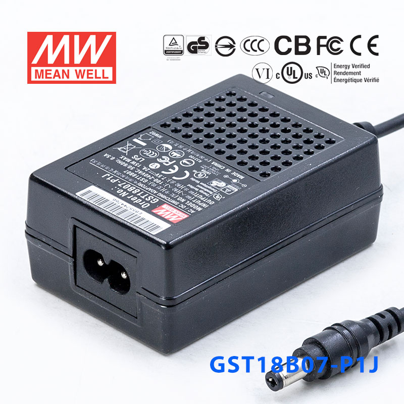 GST18B07-P1J GST18B07-P1J 15W 7.5V2A高效能低空载损耗绿色节能桌上型适配器