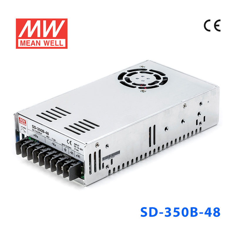 SD-350B-48 SD-350B-48 350W 19~36V 输入 48V 7.3A 输出有外壳明纬DC-DC转换电源
