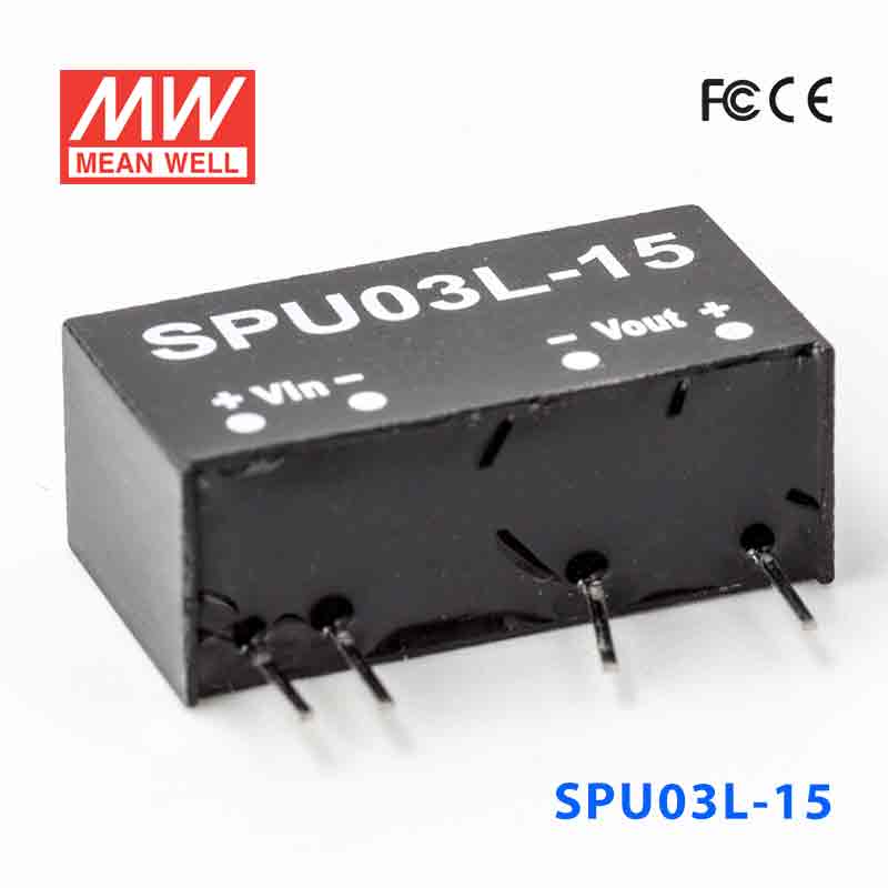 SPU03L-15 SPU03L-15 3W 5V-15V 非稳压单路输出明纬DC-DC模块电源