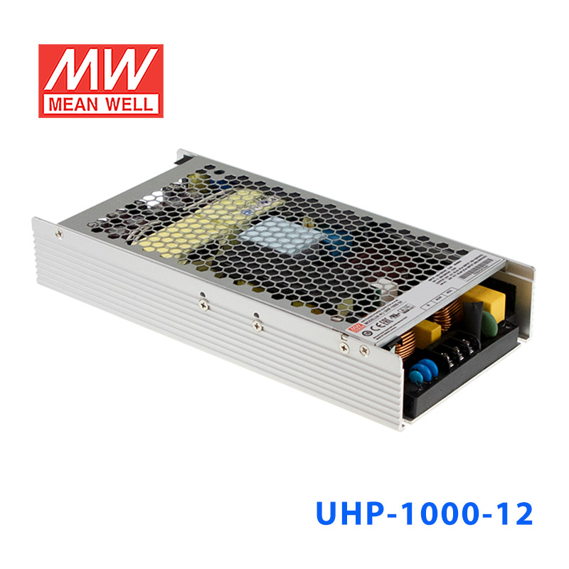 UHP-1000-12 UHP-1000-12 960W 12V 80A 明纬PFC高性能超薄电源