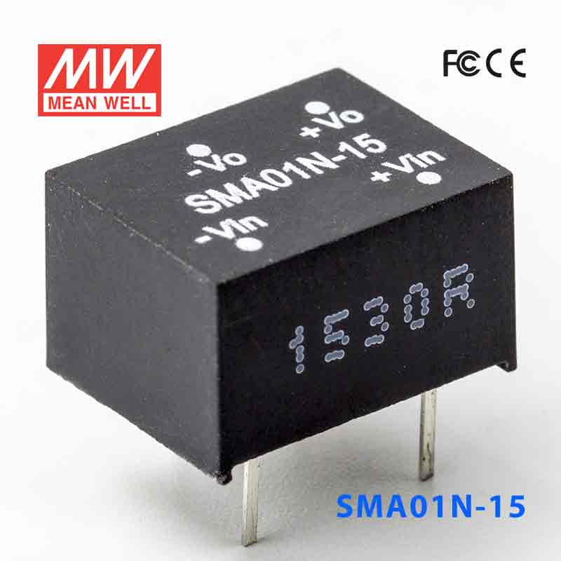 SMA01N-15 SMA01N-15 1W 24V-15V 非稳压单路输出明纬DC-DC转换模块电源
