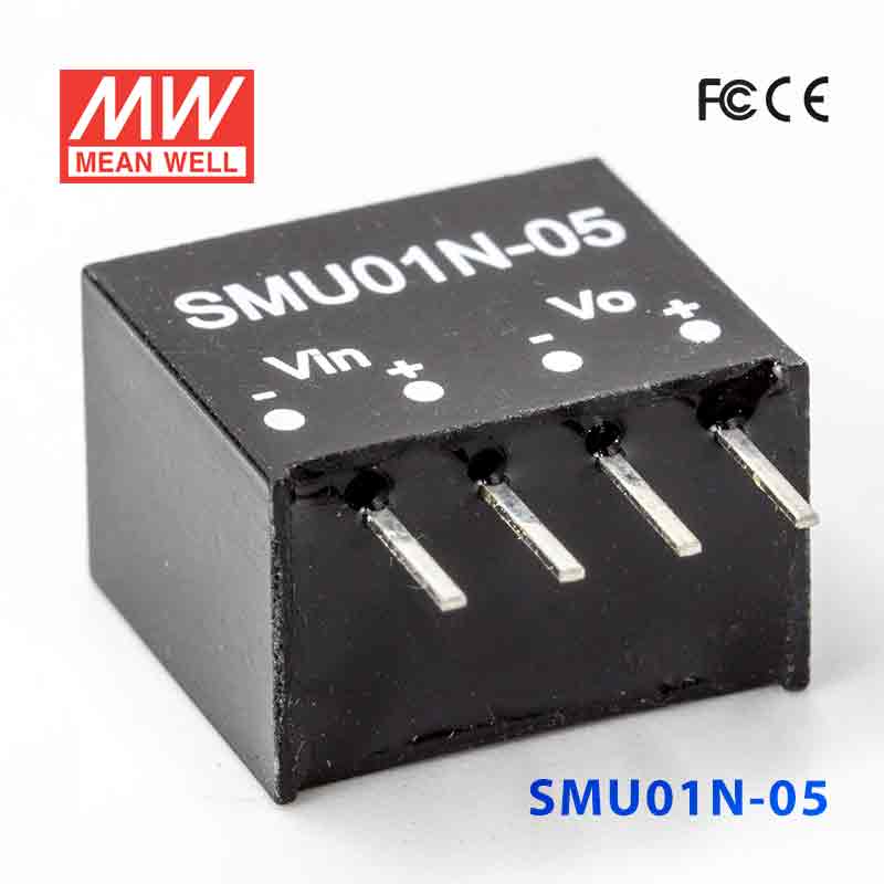 SMU01N-05 SMU01N-05 1W 24V-5V 非稳压单路输出明纬DC-DC转换模块电源