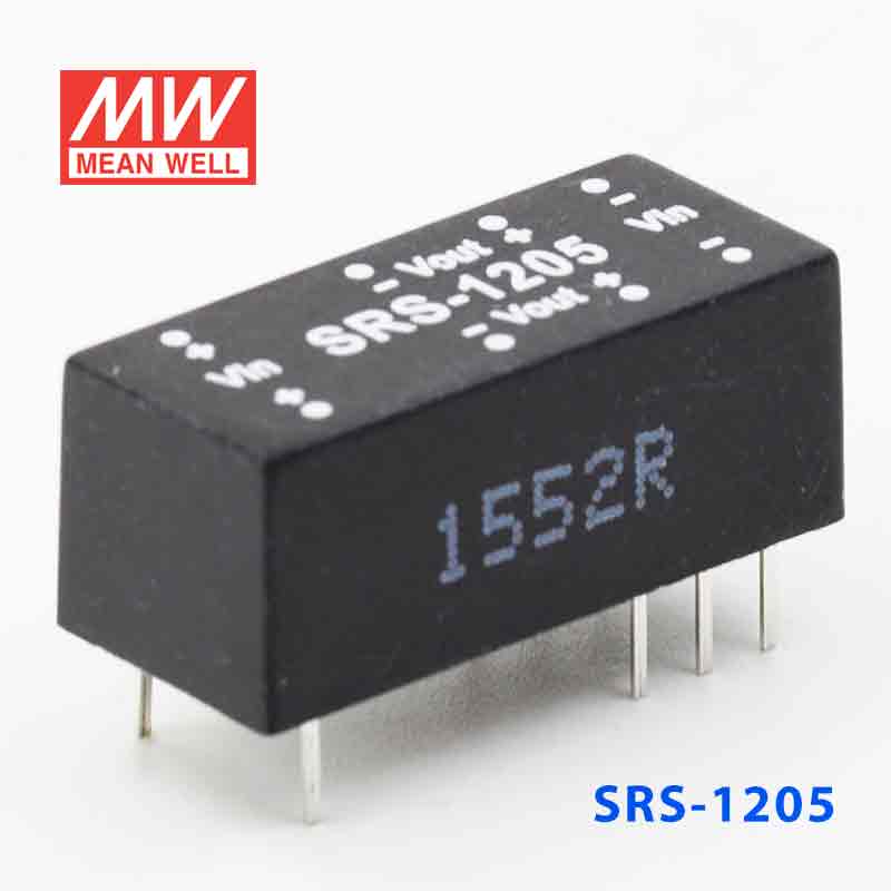 SRS-1205 SRS-1205 0.5W 12V-5V 稳压单组输出明纬DC-DC转换模块电源