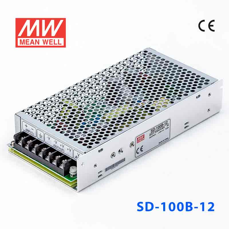 SD-100B-12 SD-100B-12 100W 19~36V 输入 12V 8.5A 输出有外壳明纬DC-DC转换电源