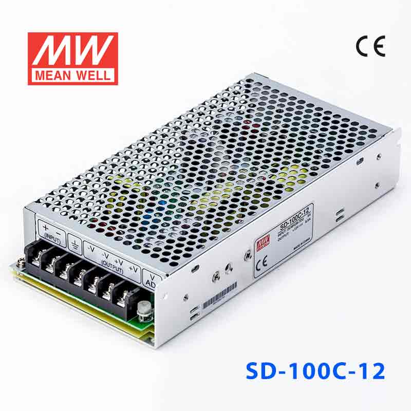 SD-100C-12 SD-100C-12 100W 36~72V 输入 12V 8.5A 输出有外壳明纬DC-DC转换电源