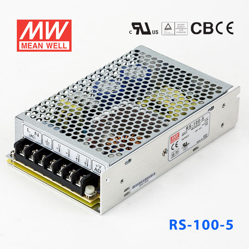 RS-150-5 RS-150-5 150W 5V26A 单路输出明纬电源(G3系列-高性能内置有外壳)