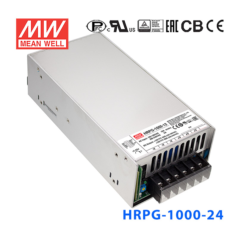 HRPG-1000-15 HRPG-1000-15台湾明纬15V64A1000W左右单组输出有PFC功能开关电源