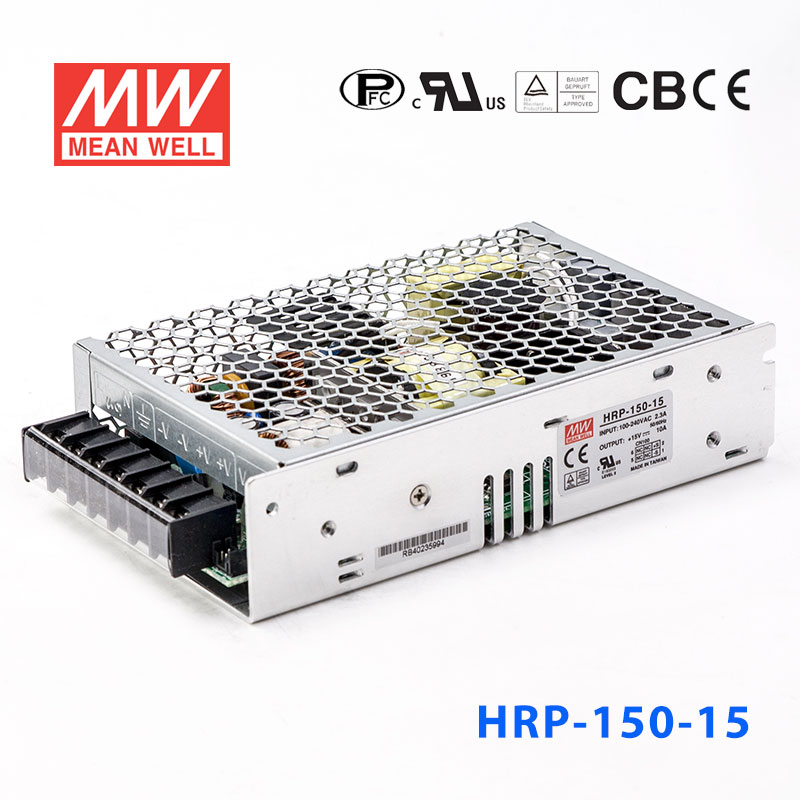 HRP-150-15 HRP-150-15 150W 15V10A 单路输出高性能内置有外壳明纬开关电源