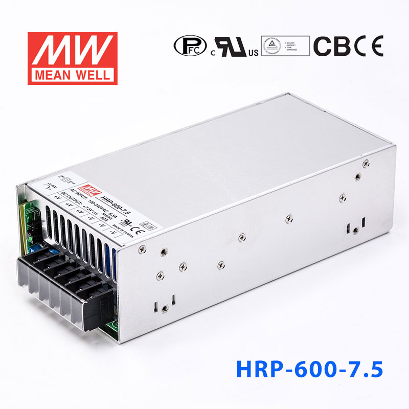 HRP-600-7.5 HRP-600-7.5 600W 7.5V80A 单路输出高性能内置有外壳明纬开关电源