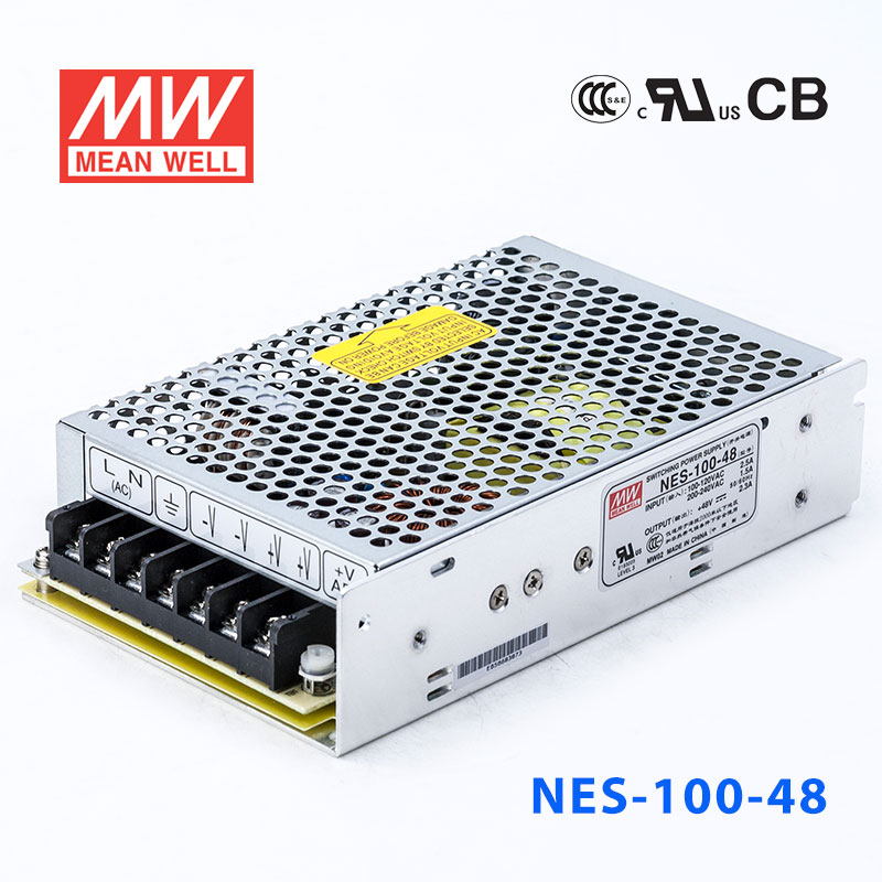 NES-100-48 NES-100-48 100W 48V2.3A 单路输出CCC认证明纬开关电源(NE系列)
