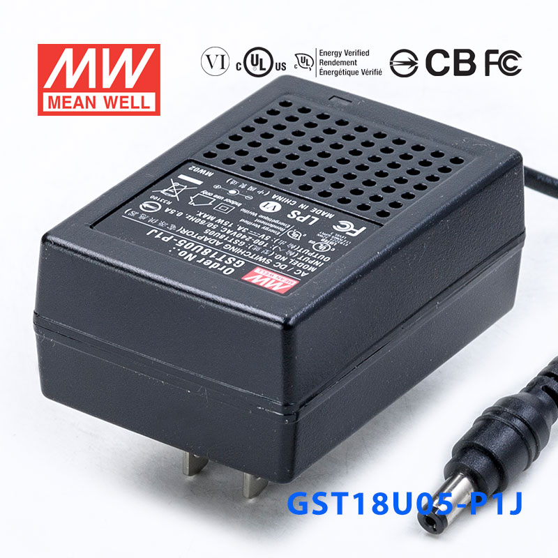 GST18U05-P1J GST18U05-P1J 15W 5V3A高效能低空载损耗绿色节能美规适配器