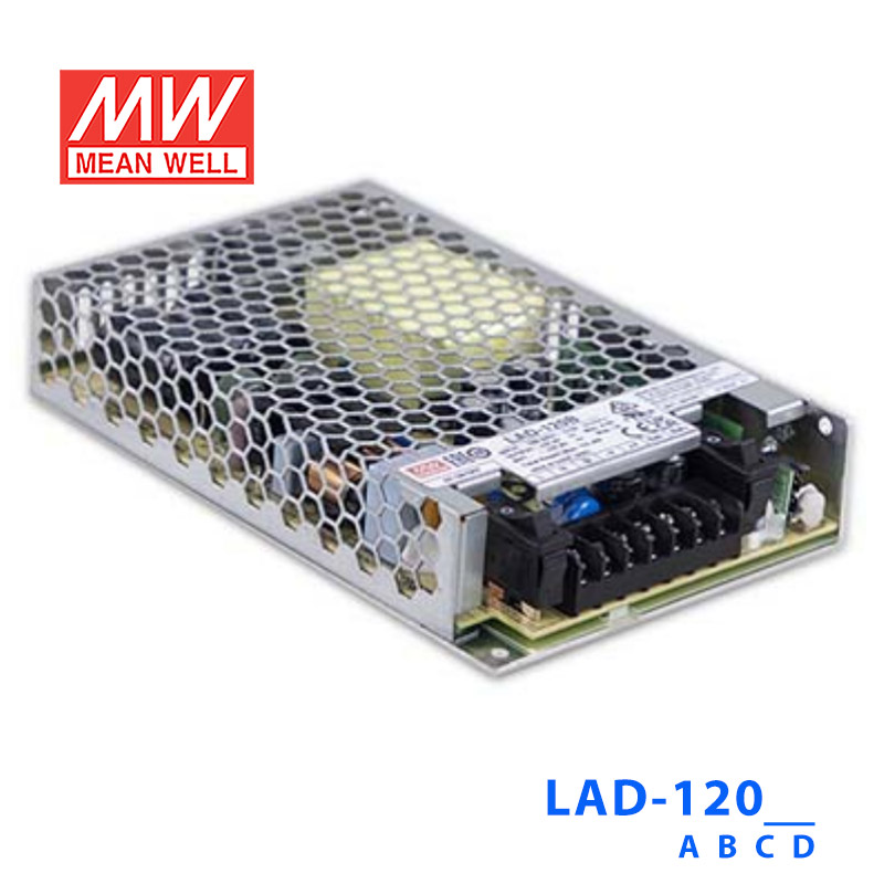 LAD-120A LAD-120A明纬13.8V/7.7A/1A输出120W内置电池充电/UPS功能经济型安控消防电源