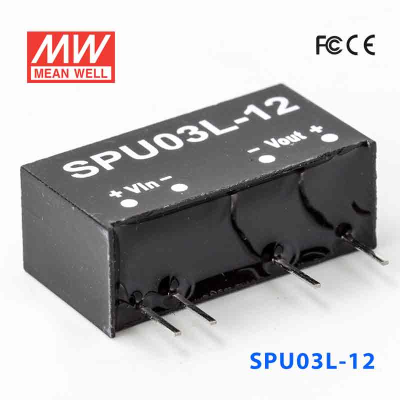 SPU03L-12 SPU03L-12 3W 5V-12V 非稳压单路输出明纬DC-DC模块电源