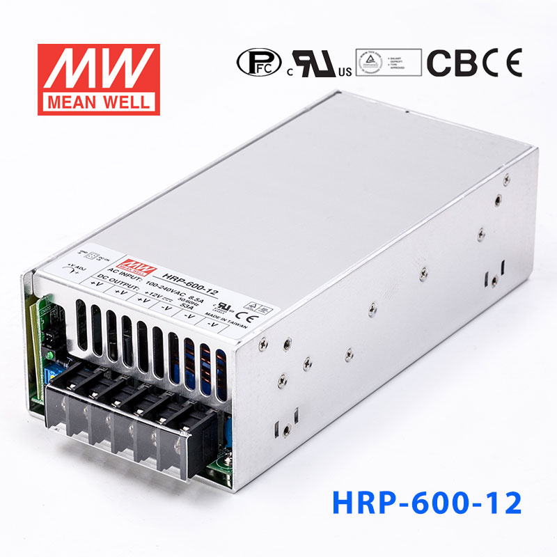 HRP-600-12 HRP-600-12 600W 12V53A 单路输出高性能内置有外壳明纬开关电源