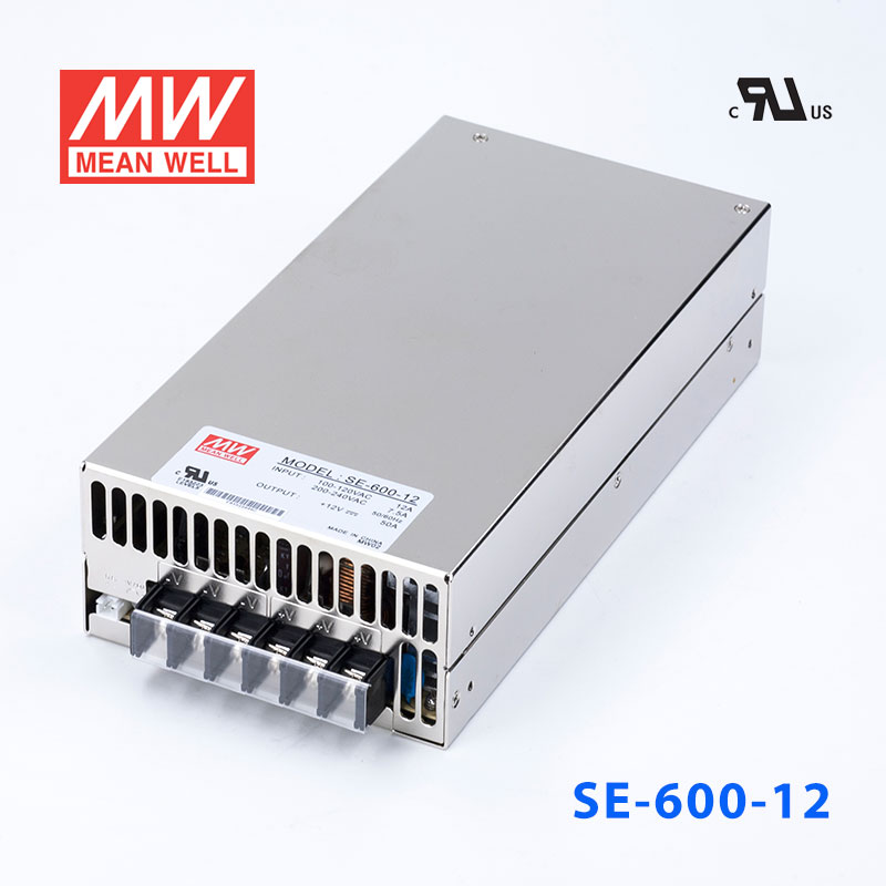 SE-600-12 SE-600-12 600W 12V50A 单路输出明纬电源(SE系列-内置有外壳)