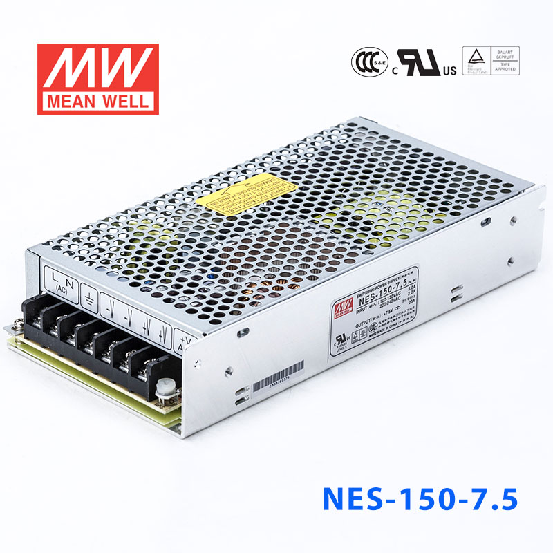 NES-150-7.5 NES-150-7.5 150W 7.5V20A 单路输出CCC认证明纬开关电源(NE系列)