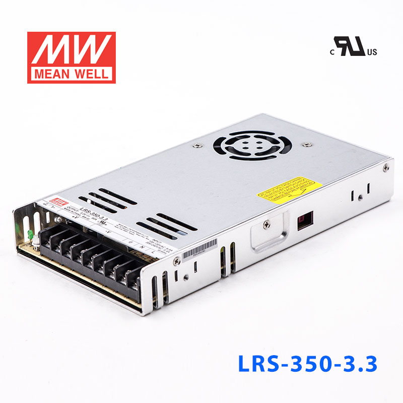 LRS-350-3.3 LRS-350-3.3 198W 3.3V60A输出（输入电压开关选择型)明纬超薄高性能开关电源