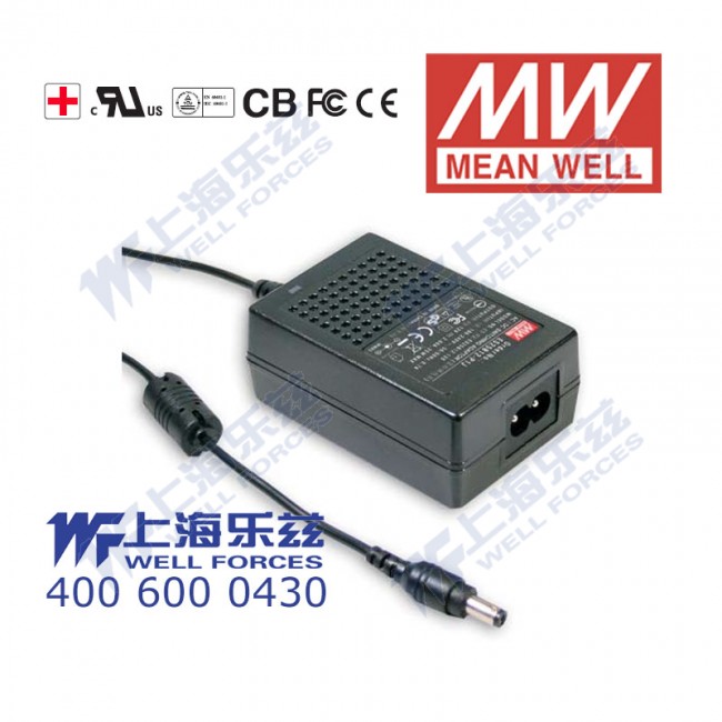 GSM18B07-P1J GSM18B07-P1J 18W 7.5V2A输出明纬高能效医疗型IEC320-C8插口电源适配器