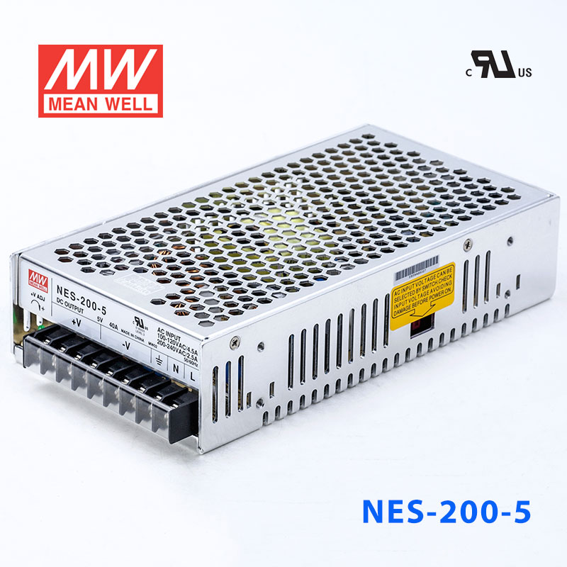 NES-200-5 NES-200-5 200W 5V40A 单路输出经济型明纬开关电源(NE系列)