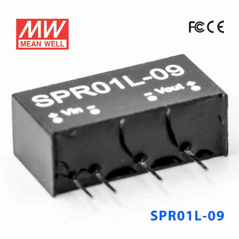 SPR01L-09 SPR01L-09 1W 5V-9V 稳压单路输出明纬DC-DC转换模块电源