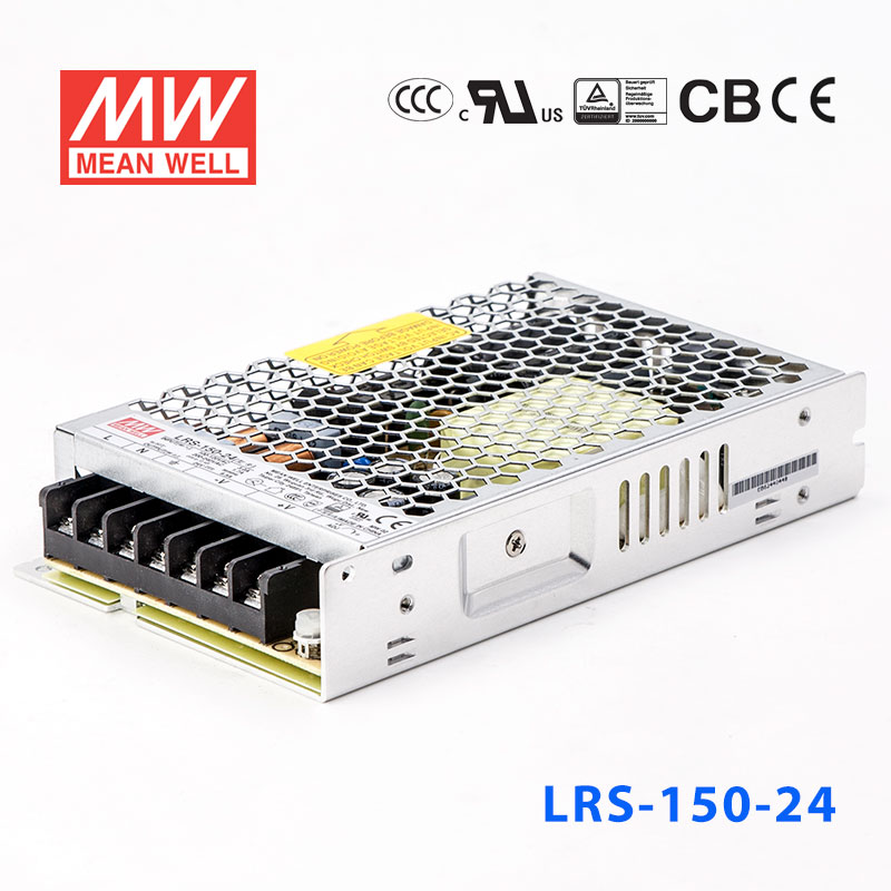LRS-150-24 LRS-150-24 156W 24V6.5A输出（输入电压开关选择型)明纬超薄高性能开关电源