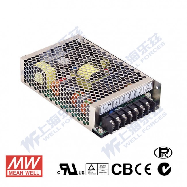 HRPG-150-15 HRPG-150-15 150W 15V10A 单路输出低空载损耗高性能内置有外壳明纬开关电源