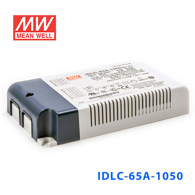 IDLC-65A-1750 IDLC-65A-1750 63W 27~36V1750mA 恒流输出带辅助直接输出明纬LED开关电源