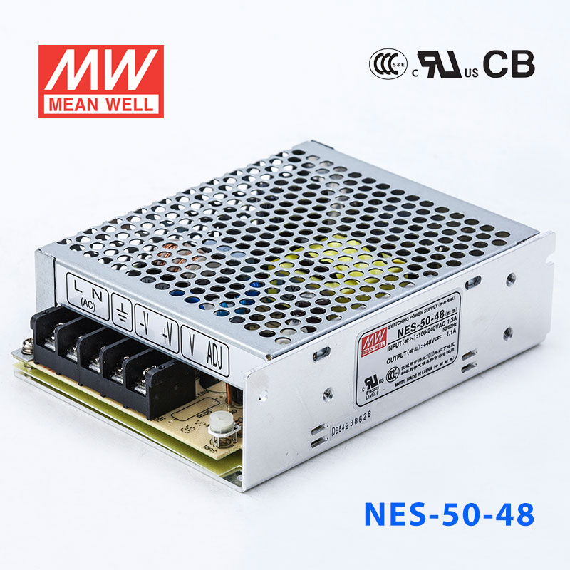NES-50-48 NES-50-48 50W 48V1.1A 单路输出CCC认证明纬开关电源(NE系列)