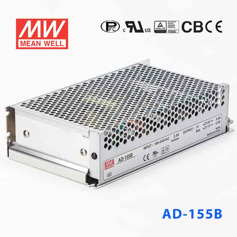 AD-155B AD-155B 155W 27.6V5.5A 单路输出带浮充电明纬不间断安防电源
