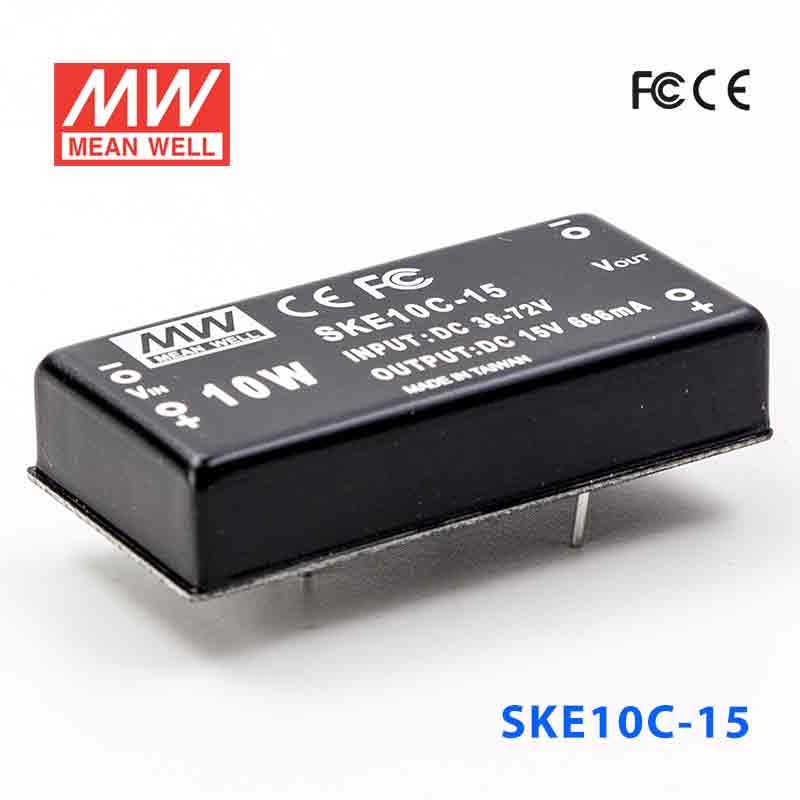 SKE10C-15 SKE10C-15 10W 36~72V 输入 15V 单路输出明纬DC-DC转换模块电源