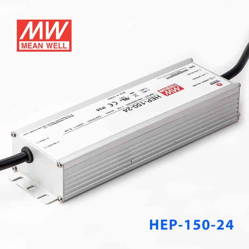 HEP-150-36A HEP-150-36A 150W 36V 4.2A无风扇全密封IP65防护输出电压/电流可调高效率明纬电源
