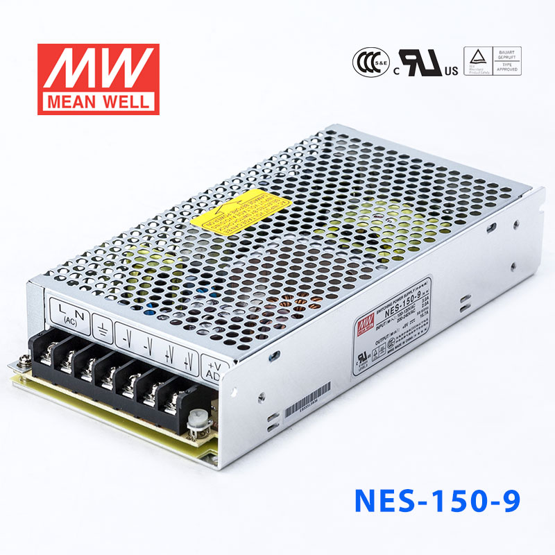 NES-150-9 NES-150-9 150W 9V16.7A 单路输出CCC认证明纬开关电源(NE系列)