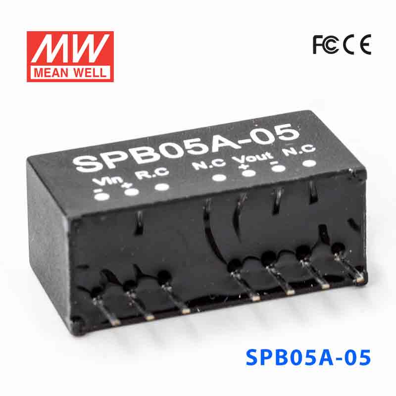 SPB05A-05 Mean Well SPB05A-05 DC-DC Converter - 5W - 9~18V in 5V out 1A