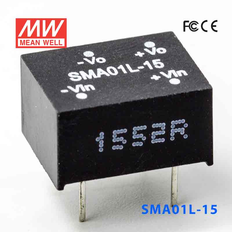 SMA01L-15 SMA01L-15 1W 5V-15V 非稳压单路输出明纬DC-DC转换模块电源