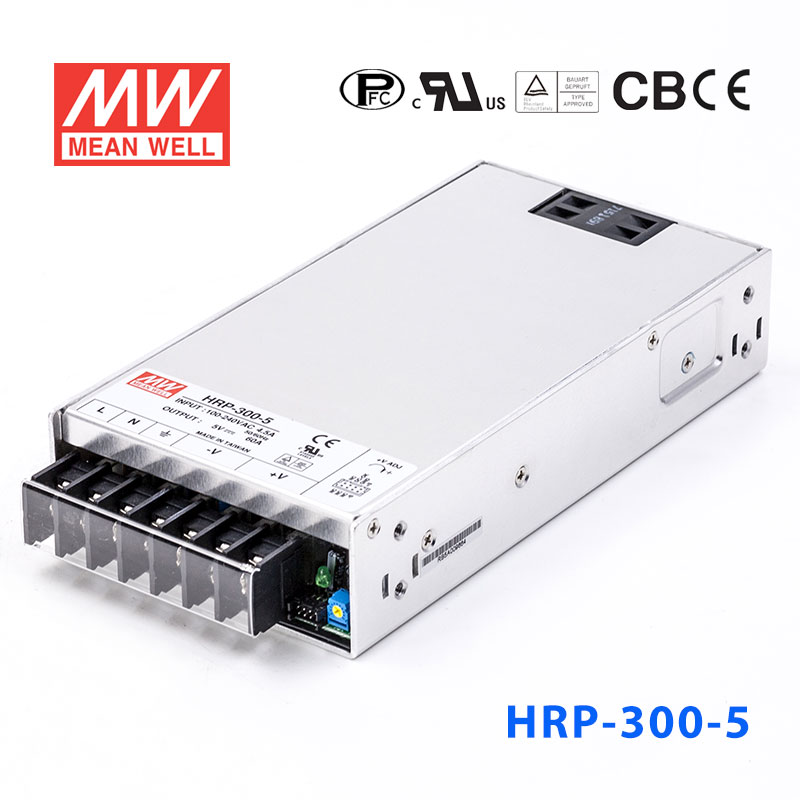 HRP-300-5 HRP-300-5 300W 5V60A 单路输出高性能内置有外壳明纬开关电源