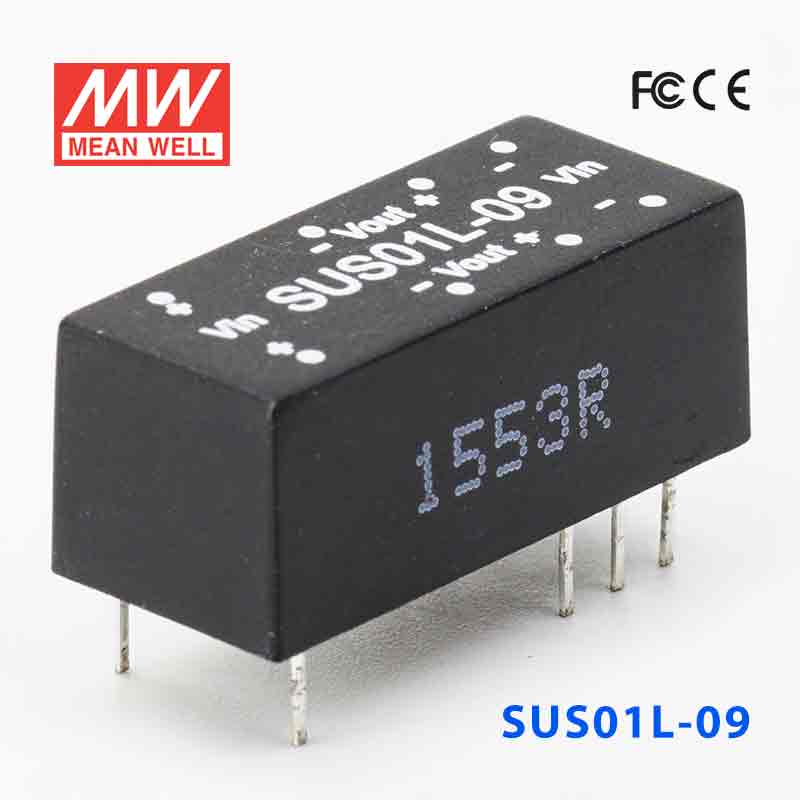 SUS01L-09 SUS01L-09 1W 5V-9V 非稳压单组输出明纬DC-DC转换模块电源