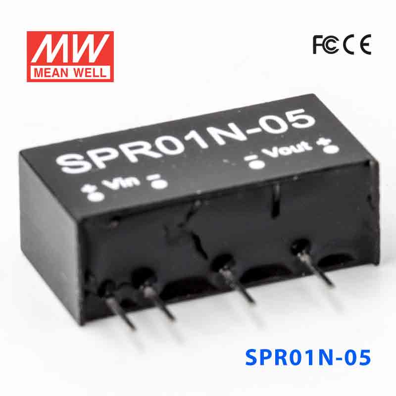 SPR01N-05 SPR01N-05 1W 24V-5V 稳压单路输出明纬DC-DC转换模块电源