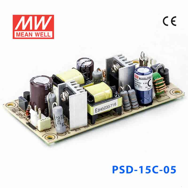 PSD-15C-5 PSD-15C-5 15W 36~72V 输入 5V 3A 单路输出PCB板明纬DC-DC变换电源