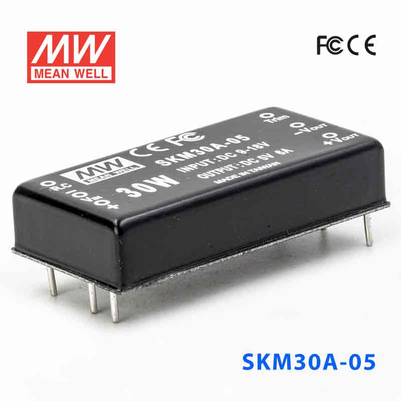 SKM30A-05 SKM30A-05 30W 9~18V 输入 5V 6A 单路稳压输出明纬DC-DC转换模块电源