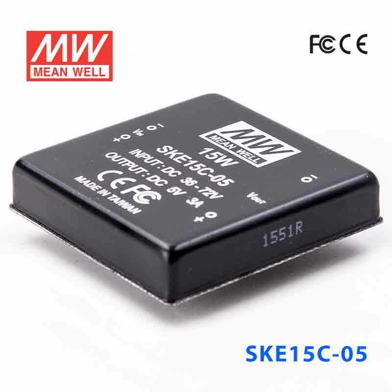 SKE15C-05 SKE15C-05 15W 36~72V 输入 5V 单路输出明纬DC-DC转换模块电源